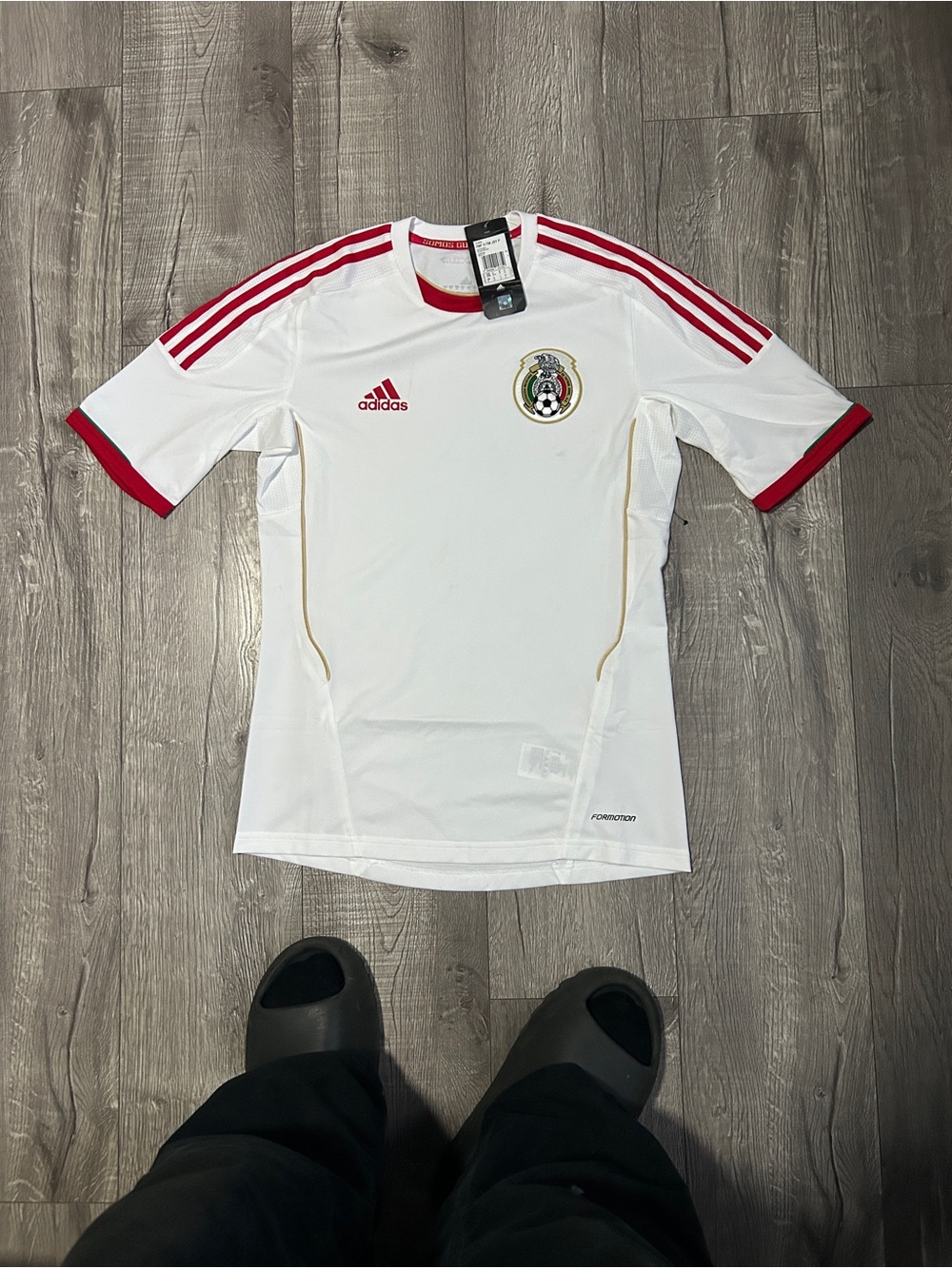 NWT Adidas Mexico 2010 Away Soccer Jersey Somos Guerreros Size Medium